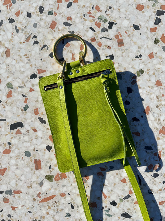 Ring Bag Lime Green